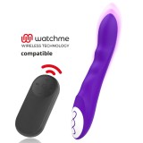 Galatea-Dante Purple Vibrator + Watchme Remote Control-Silicon