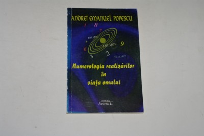 Numerologia realizarilor in viata omului - Andrei Emanuel Popescu foto