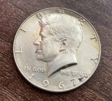 C50 - Moneda foarte veche - America - half dollar - 1967