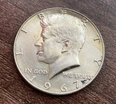 C50 - Moneda foarte veche - America - half dollar - 1967