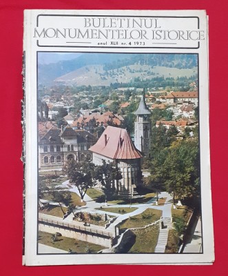 Buletinul Monumentelor Istorice anul XLII nr. 4 1973 foto