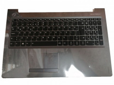 Carcasa cu tastatura iluminata palmrest Laptop, Lenovo, IdeaPad FRU 5CB0M31182, negru, layout TR foto