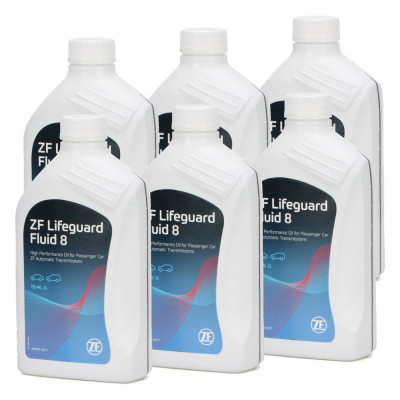 Set 6 Buc Ulei Cutie Viteze Automata Zf Lifeguard Fluid 8 1L S671.090.312 foto