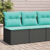 vidaXL Set mobilier de grădină cu perne, 2 piese poliratan/lemn acacia 3325233