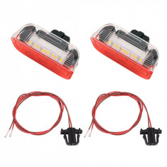 Set Lampi Cu Led Portiera Spate Alb/Rosu Volkswagen Sharan 2 2010→ BTLL-062 (V-180603) 486481