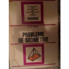 Probleme De Geometrie - M.st. Botez ,539657