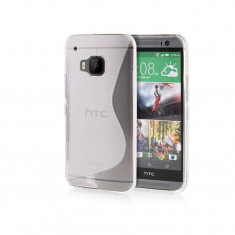 Husa Silicon HTC One M9 Clear S-Line