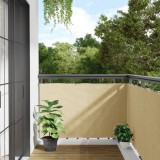 Gossi paravan de balcon, crem, 500x90 cm, pvc