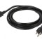 Cablu Alimentare 3m Negru IEC C13 la NEMA 5-15