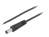 Cablu Alimentare DC 5,5/2,5 Negru 1,5m
