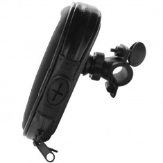 Suport telefon rotativ pentru bicicleta, negru, pentru dispozitive de max. 7"