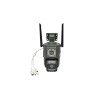 Camera Supraveghere Duala 8MP 4G WiFi 1080P PTZ, Detectie Umana, Senzor Miscare, Aplicatie V380 Pro, Night Vision, Card 128GB, IP66