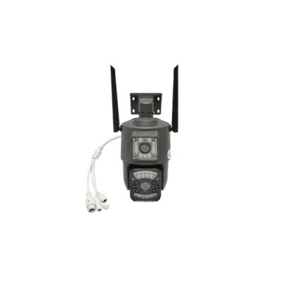 Camera de supraveghere lentila duala 8MP, P2P WIFI 4G 1080P, PTZ cu senzor de miscare, detectie umana si aplicatie V380 Pro Cod: DISMN57 Automotive Tr foto
