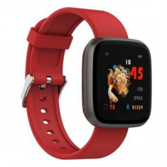 Ceas Smartwatch iUni H5, Touchscreen, Bluetooth, Notificari, Pedometru, Red