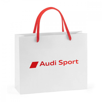 Geanta Cadou Hartie Oe Audi Sport Alb / Rosu 7281900201 foto