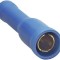 Papuci electrici izolati, mama, albastru Rotund, terminale pe cablu, 4,5 mm, lungime 22,7 mm, crimpat, 546, 10 buc. la blister Carpoint AutoDrive ProP