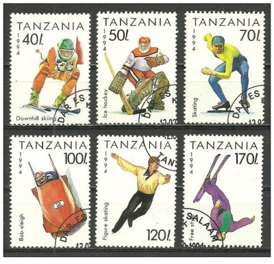 TANZANIA 1994 - SPORT , TIMBRE STAMPILATE foto