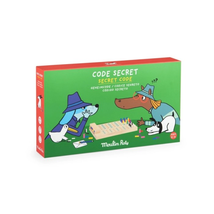 Joc logic din lemn Coduri secrete, Moulin Roty