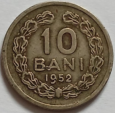 Romania, 10 Bani 1952 foto