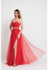 Rochie lunga Aylin Red foto