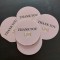 Felicitare rotunda Thank you Love