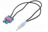 Adaptor antena DIN mufa - Fakra mufa x2, 4Cars