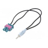 Adaptor antena DIN mufa - Fakra mufa x2