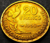 Cumpara ieftin Moneda istorica 20 FRANCI / FRANCS - FRANTA, anul 1950 * cod 482 B, Europa
