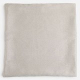 Fată de pernă decorativă pentru canapea, 40x40 cm, bej deschis, cu două fețe și fermoar, CMCLASS