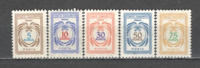 Turcia.1971 Timbre de serviciu-Cifra ST.163 foto