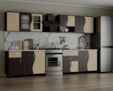 Cumpara ieftin Bucatarie Paula S Wenge + Mesteacan