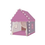 Cort pentru copii Kruzzel 22653, 130 x 100 x 120 cm, cu lumini, culoare roz