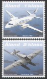 Aland (Finlanda) 2007 - Avioane, transport, serie neuzata