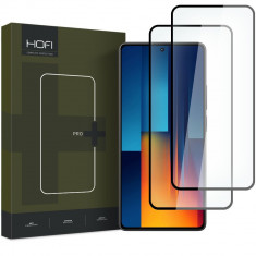 Set 2 Folii de protectie Hofi Glass Pro+ pentru Xiaomi Poco M6 Pro 4G/LTE Negru
