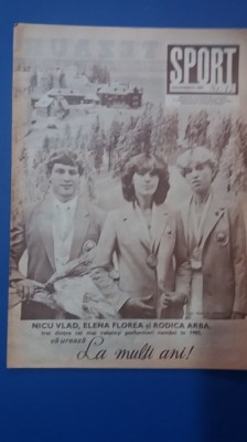 myh 110 - Revista SPORT - nr 12/decembrie 1985 foto