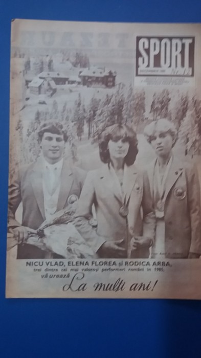 myh 110 - Revista SPORT - nr 12/decembrie 1985