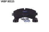 SKF VKBP 80115 set placute frana disc