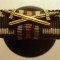 M.099 GERMANIA WWII RIBBON X 3 BARETA CU NASTURE