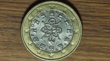 Portugalia - moneda de colectie bimetal - 1 euro 2005 - prima harta a Europei - frumoasa !