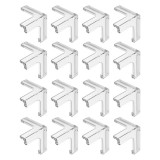 Cumpara ieftin Set 16 protectii pentru colturi mobila, silicon, transparent, pentru siguranta copiilor