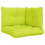 Cumpara ieftin Perne de paleti, 3 buc, verde aprins, material textil