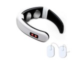 Aparat pentru Masaj Electrostimulare si Infrarosu, Intelligent Neck Massager, Culoare alb/negru