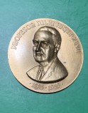 Medalie Iuliu Hațieganu, Cluj-Napoca, Institutul de Medicina si Farmacie, Diametru 60mm, 1885-1959, Numismatica
