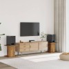 VidaXL Suporturi difuzoare 2 buc lemn vechi 30x30x40 cm lemn prelucrat