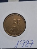5 francs 1987 belgie