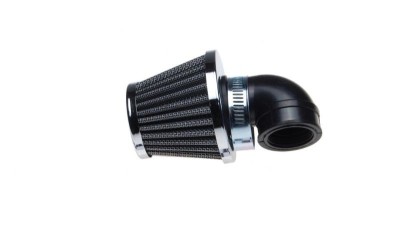 Filtru aer d.30mm conic 90&amp;deg;, culoare cromat Cod Produs: MX_NEW AF02330 foto