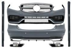 Kit Exterior Complet cu Ornamente pentru evacuare Mercedes E-Class W212 Facelift (2013-2016) E63 Design Performance AutoTuning foto