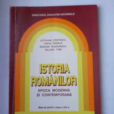 Istoria Romanilor Clasa A VIII A EPOCA MODERNA SI CONTEMPORANA Cristescu,Pasaila