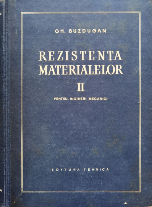 Rezistenta Materialelor Vol. 2 - Gh. Buzdugan ,555080