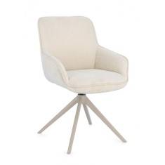 Scaun rotativ bej crem Matilda 57x64x84.5 cm